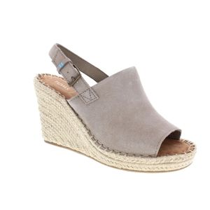 TOMS Monica Desert Taupe Wedge